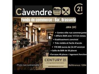 Bar, Brasserie centre ville Jura