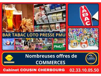 Vente bar tabac loto presse PMU à Cherbourg