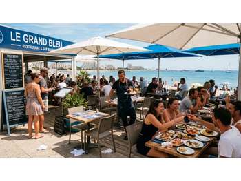 AV bar brasserie lic 4 vue mer à La Grande Motte