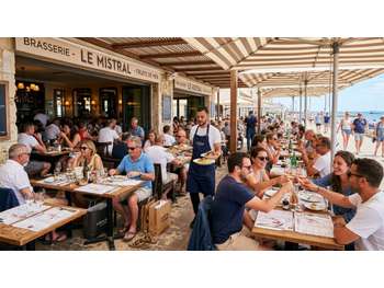 A vendre brasserie licence IV face à la mer 34