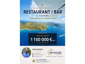 AV restaurant bar empl 1er choix Saint-Barthélemy