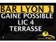 Vend bar de 130m² dans les pentes de Lyon