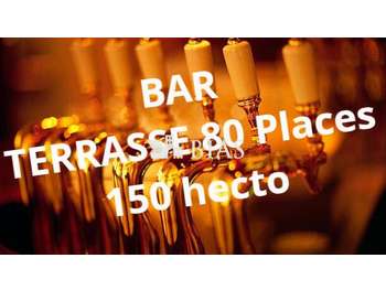 Vente bar terrasse 80 places en centre ville Eure