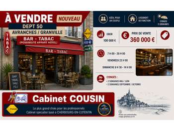 Vente bar tabac PMU logement à Avranches/Granville