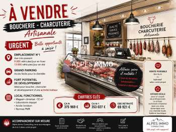 A vendre boucherie artisanale en Hautes-Alpes<br