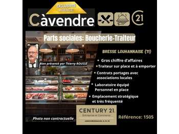 Vente FDC boucherie traiteur en Bresse Louhannaise