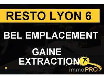 Vend restaurant avec gaine d'extraction à Lyon 6
