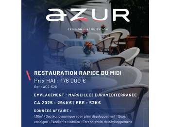 VENTE Restaurant du midi sous enseigne Euromed
