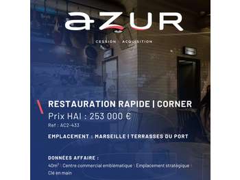 VENTE Corner Centre Commercial Terrasses du Port