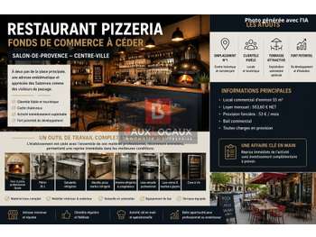 A vendre restaurant pizzeria à Salon-de-Provence