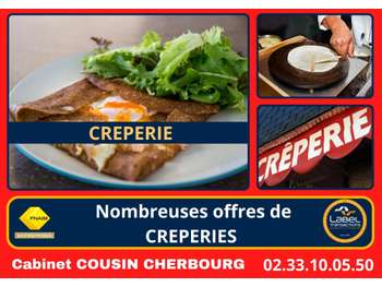 Vente crêperie log en ville dynamique de Saint Lo
