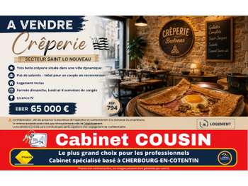 Vente crêperie log en ville dynamique de Saint Lo