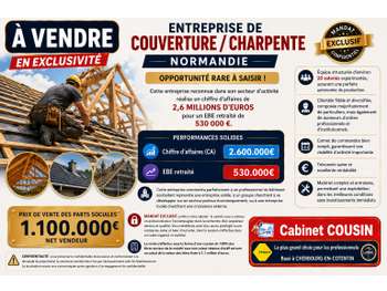 Vente FDC couverture charpente à Saint Lo