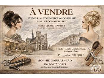 Vente FDC coiffure à Amiens Halles du Beffroi