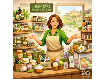Vente concept store à Aujac
