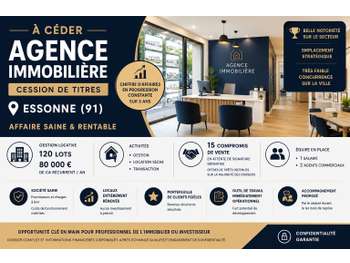 Agence immobilière à forte rentabilité – Essonne