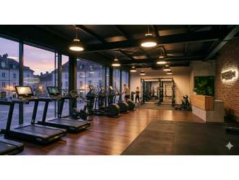 Salle de Fitness Premium – Matériel Technogym