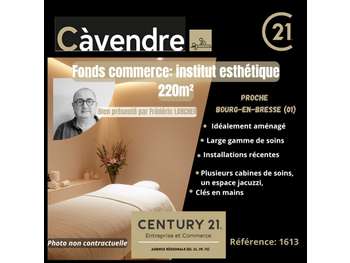 Vente institut esthétique à Bourg en Bresse
