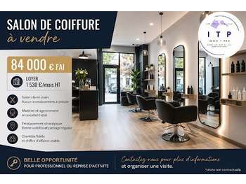 Salon de coiffure à vendre à Brétigny-sur-Orge