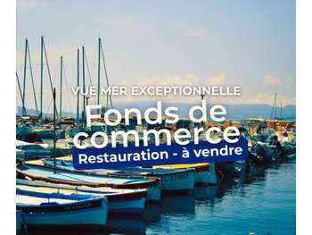 Vente restaurant vue mer exceptionnelle La Ciotat