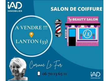 Vente salon de coiffure à Lanton