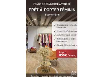 Vente boutique prêt-à-porter premium Sucy-en-Brie