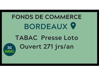 Vente FDC Tabac-Presse-FDJ à Bordeaux axe entrant