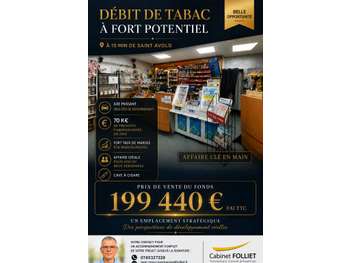 Débit de tabac à potentiel à vendre sur St‑Avold