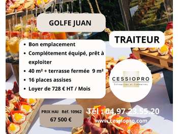 Cède FDC traiteur état neuf bon empl à Golfe Juan