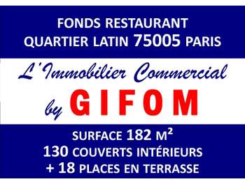 Rare fonds restaurant 182m² Quartier Latin 75005