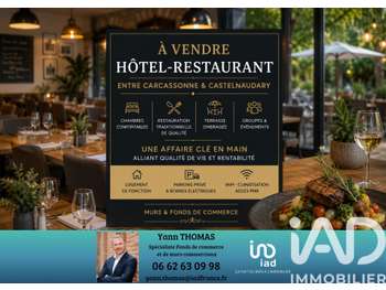 Vente hôtel restaurant murs et FDC à Bram