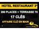 AV hôtel-restaurant emplacement premium St-Germain