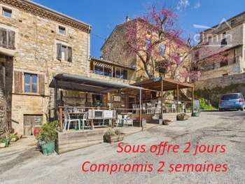 Vente FDC restaurant + logement en Sud Ardèche