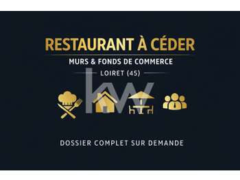 Vente restaurant 100m² empl stratégique Loiret 45
