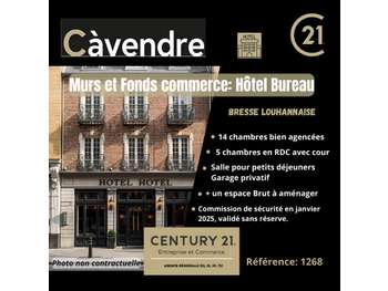 AV murs et fonds hôtel-bureau Bresse louhannaise