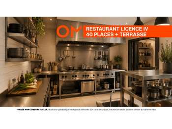AV restaurant Licence IV 40 places+terrasse 69006