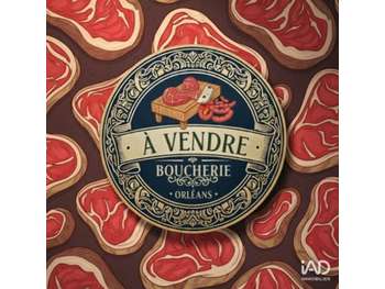 Vente boucherie en plein centre d'Orléans