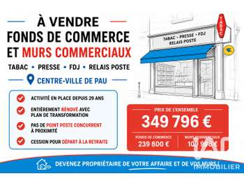 Vente tabac presse FDJ + murs à Pau centre