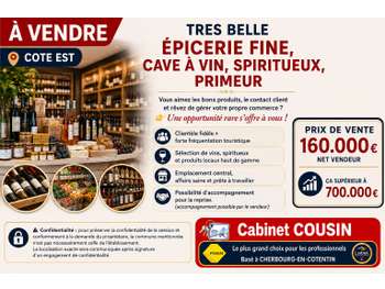Vente épicerie fine et cave à vins sur Saint-Lô