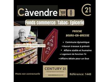 Vente épicerie tabac proche de Bourg en Bresse