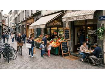 Cède épicerie avec restauration à Clermont Fd