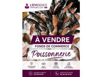 A vendre FDC poissonnerie empl n°1 à Rennes