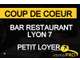 Vend magnifique bar restaurant à Lyon 69007