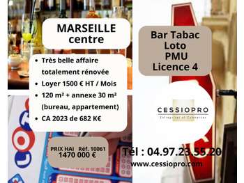 AV très belle Affaire bar Tabac Marseille Centre