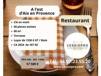 A vendre FDC restaurant à Aix-en-Provence Est