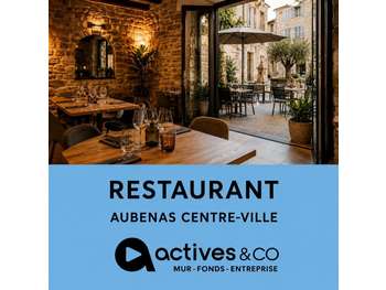 Vente restaurant tradi en centre ville d'Aubenas