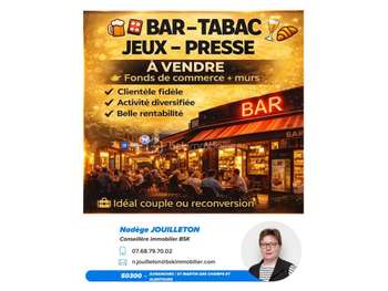 Fonds de commerce Bar - Tabac - Presse /