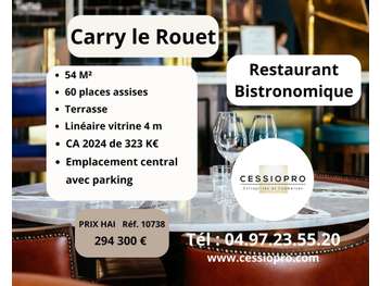 Vente restaurant et cave à vins à Carry le Rouet