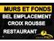 Rare à la vente MURS ET FONDS En plein coeur de