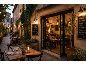 Vente restaurant italien de charme à la Valentine